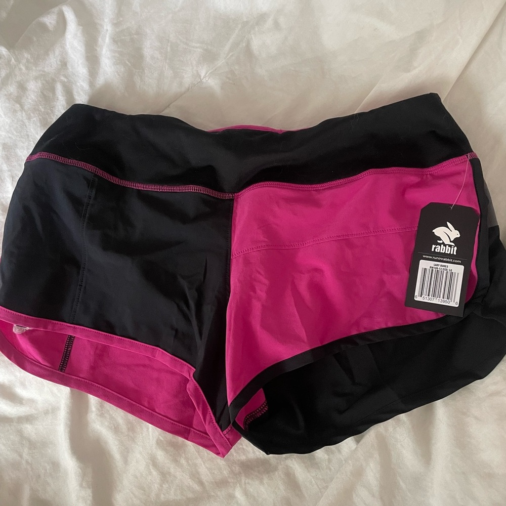 Rabbit lady dukes running shorts